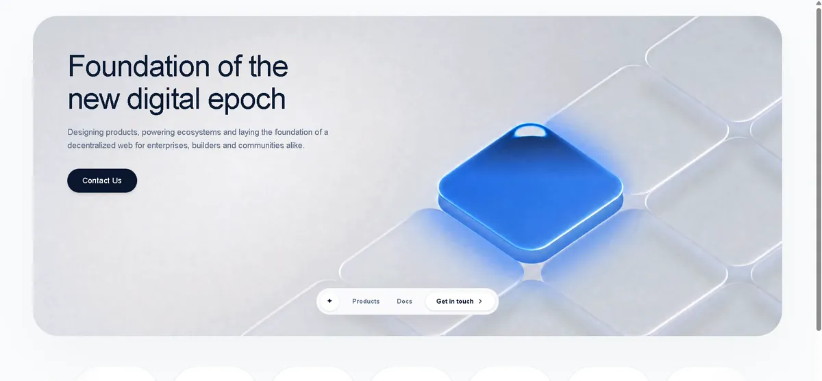 Foundation — website design